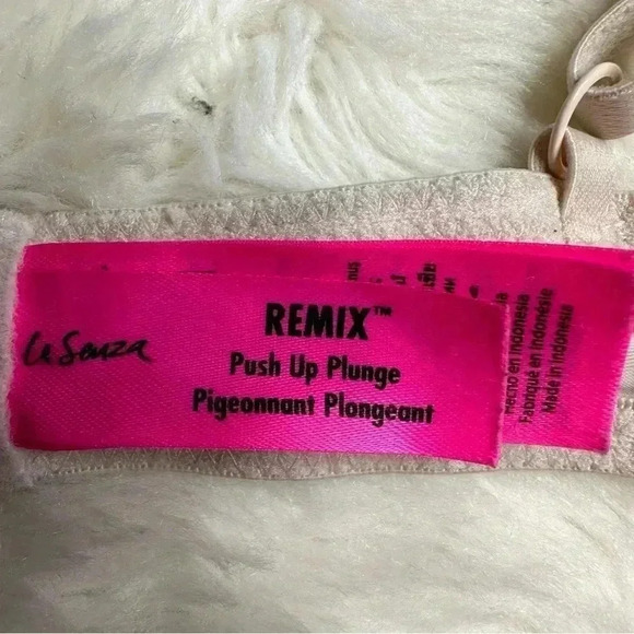 La Senza Remix Push  Up Plunge Bra Light Pink Size 34C - Picture 10 of 16